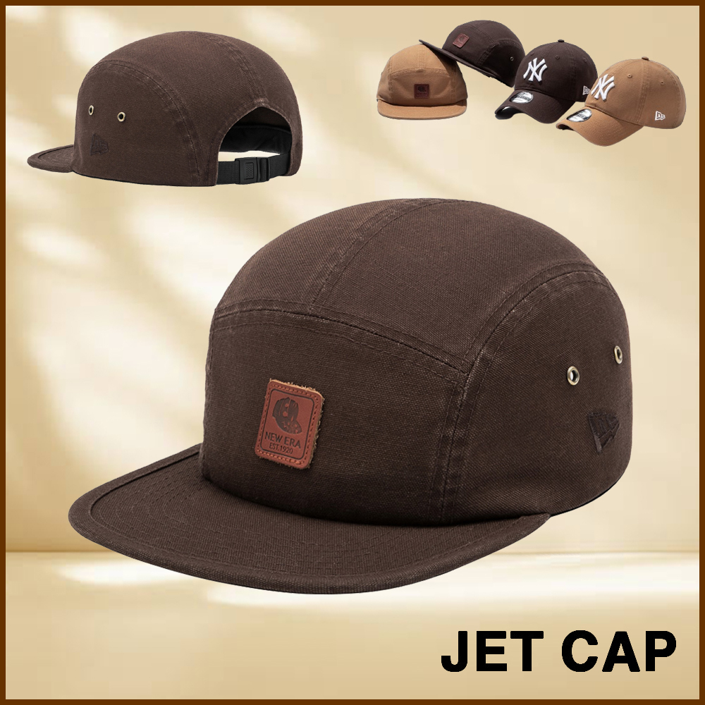 ジェットキャップ★ニューエラ★ヴィンテージキャンバス BROWN