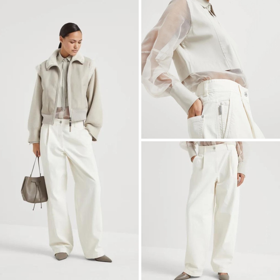 《送料無料》 BRUNELLO CUCINELLI Loose Sartorial trousers