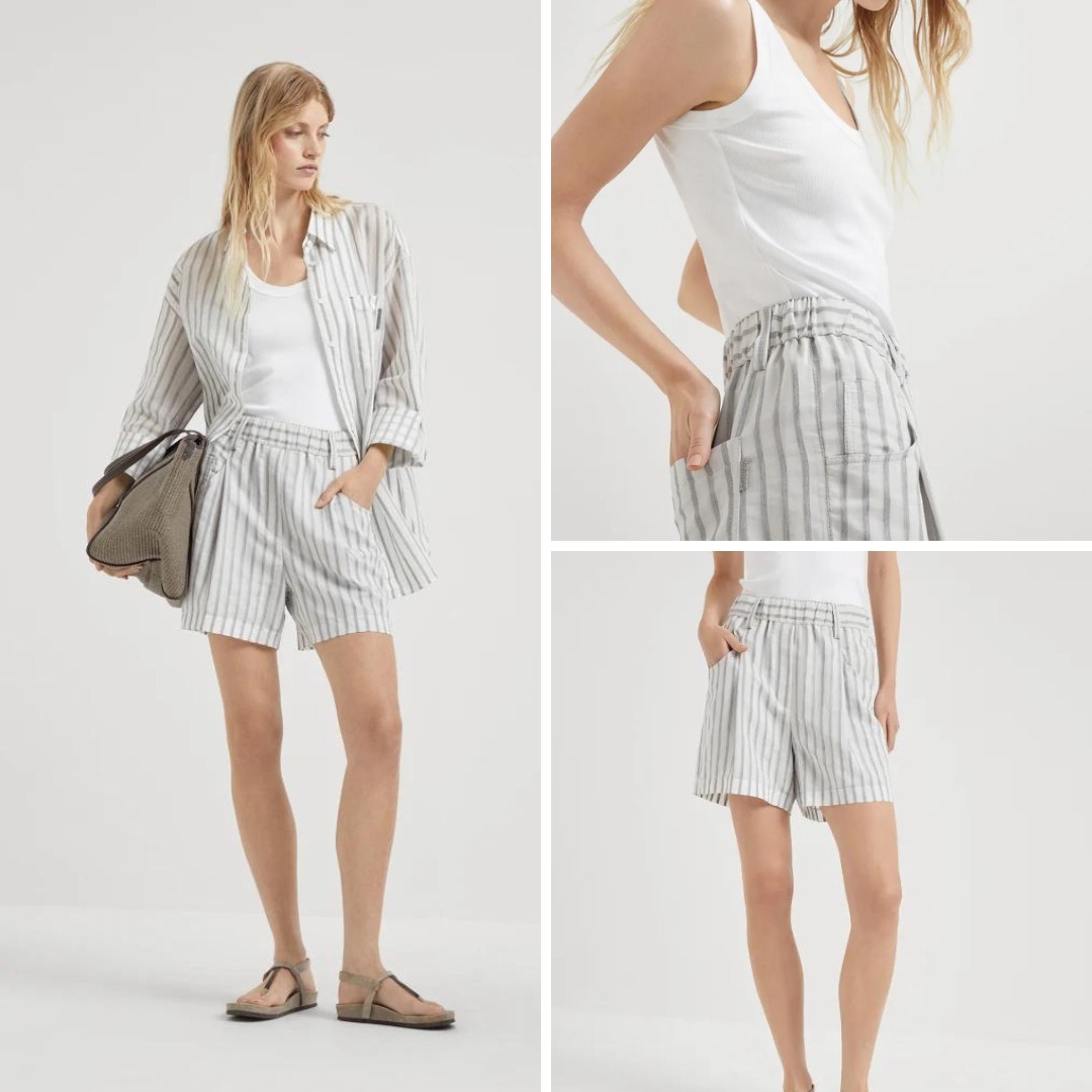 《送料無料》 BRUNELLO CUCINELLI Five-pocket shorts