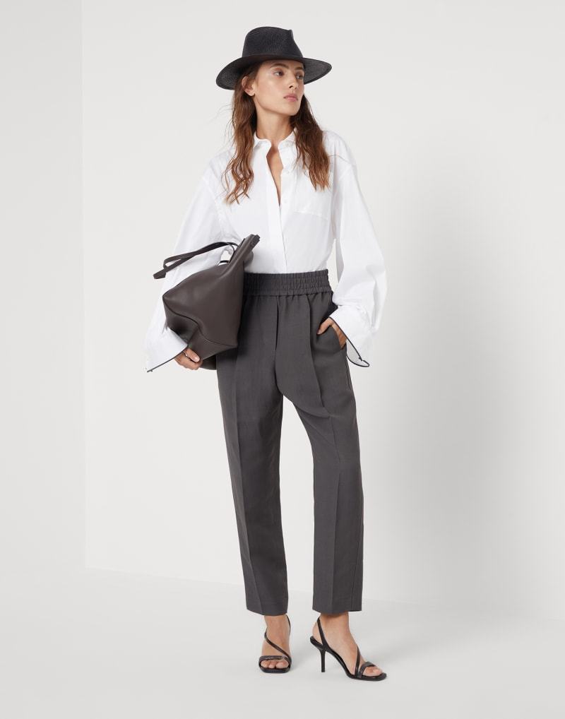 《送料無料》 BRUNELLO CUCINELLI Baggy Pull-Up Trousers