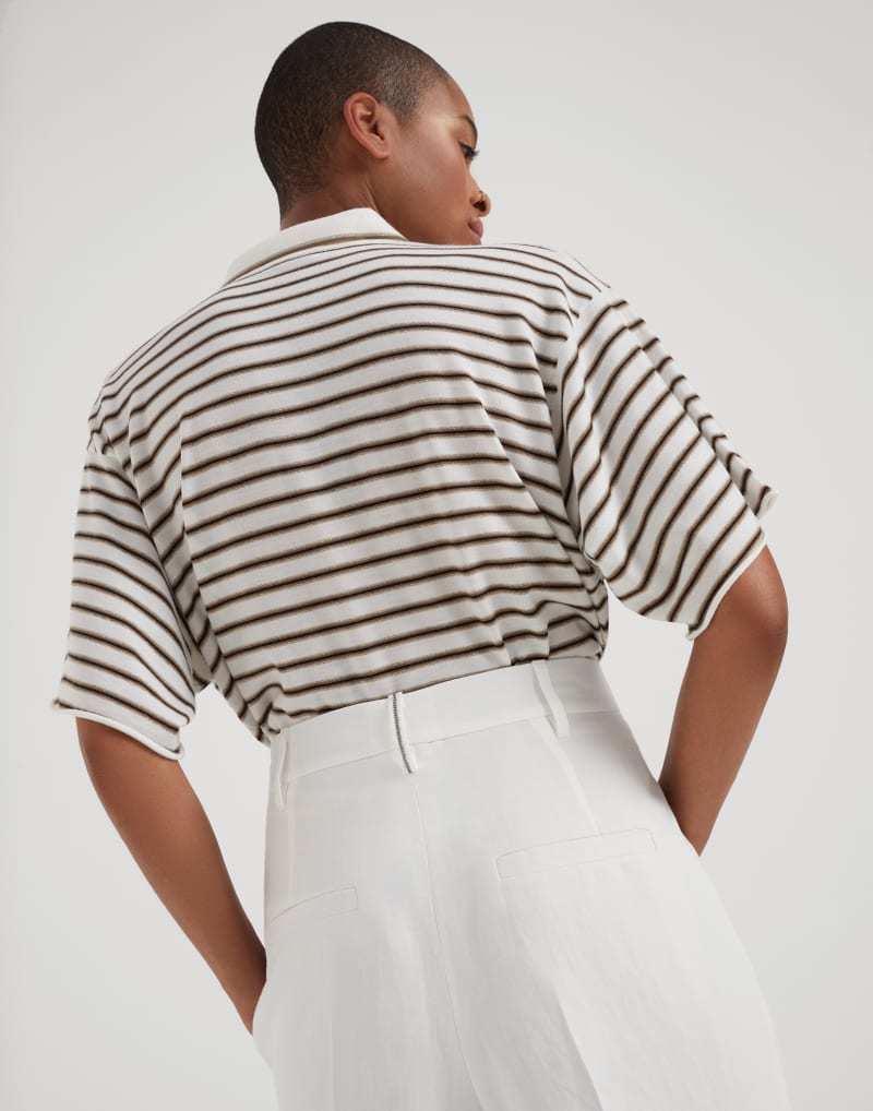 《送料無料》 BRUNELLO CUCINELLI Slouchy trousers with monili