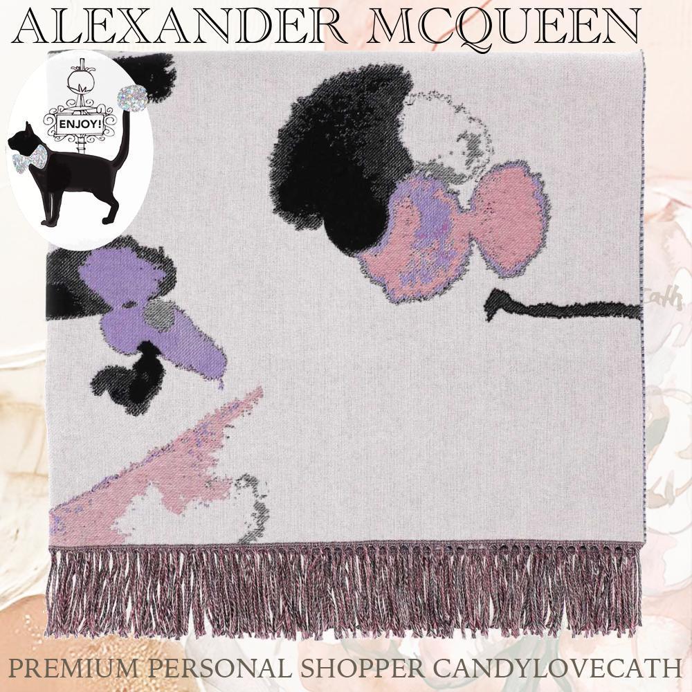 Tシャツ・カットソー ALEXANDER MCQUEEN Embroidered Wool Blend Blanket