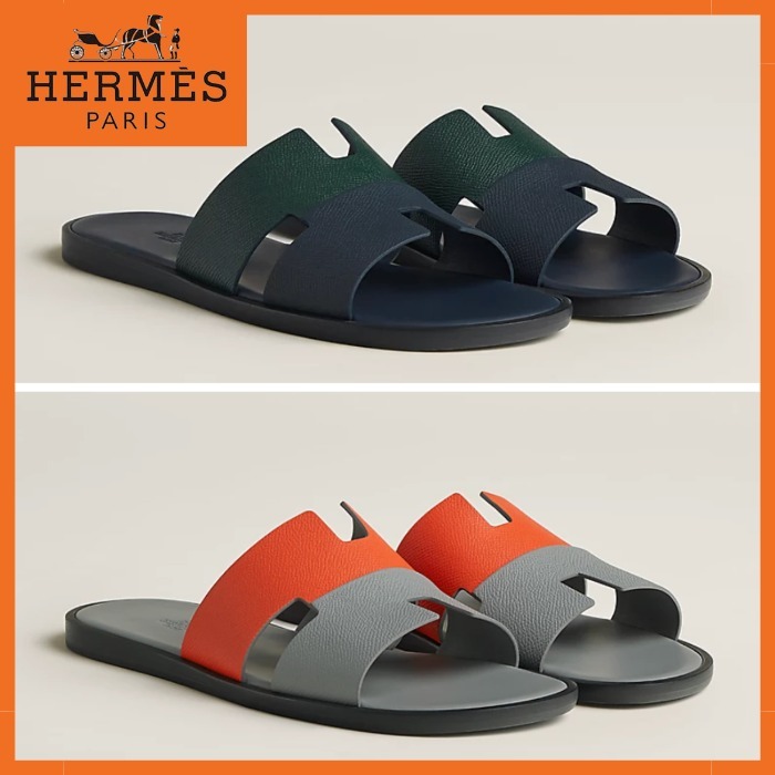 ◆秋にピッタリ2カラー◆HERMES Izmir sandal サンダル レザー