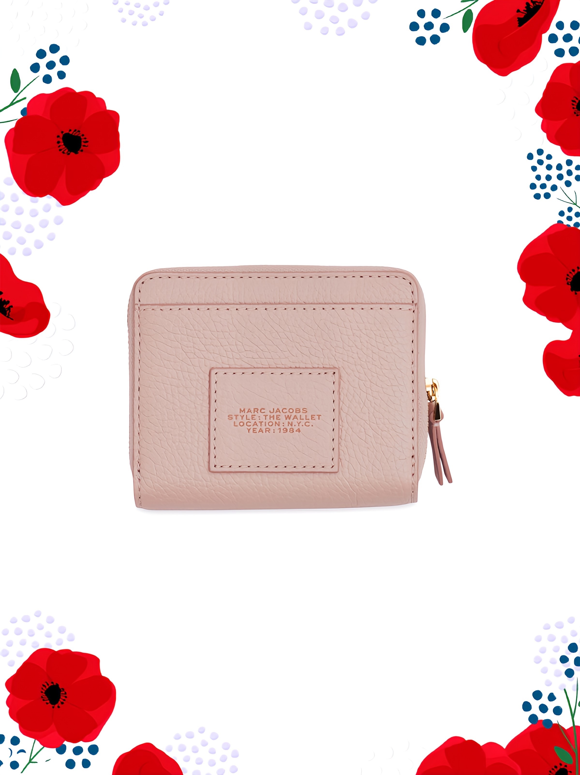 MarcJacobsレザーミニコンパクトウォレット 《関税-送料込み》