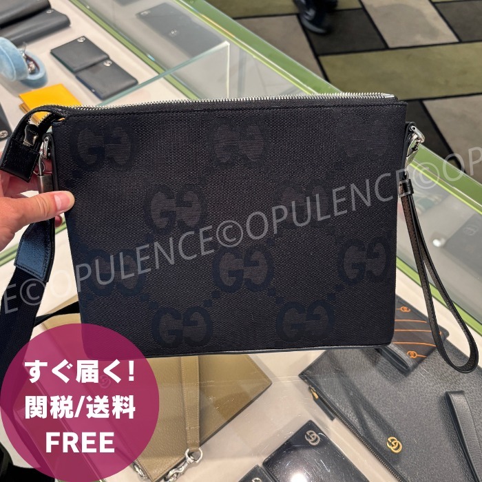 GUCCI グッチ ジャンボGG 2WAY クラッチ/メッセンジャーバッグ