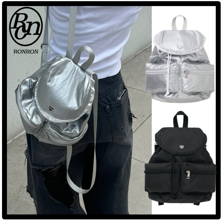 ミニバックパック【Ronron】RUFFLE POINTED MINI BACKPACK RONRON RUFFLE POINTED MINI BACKPACK BLACK – dttmclub