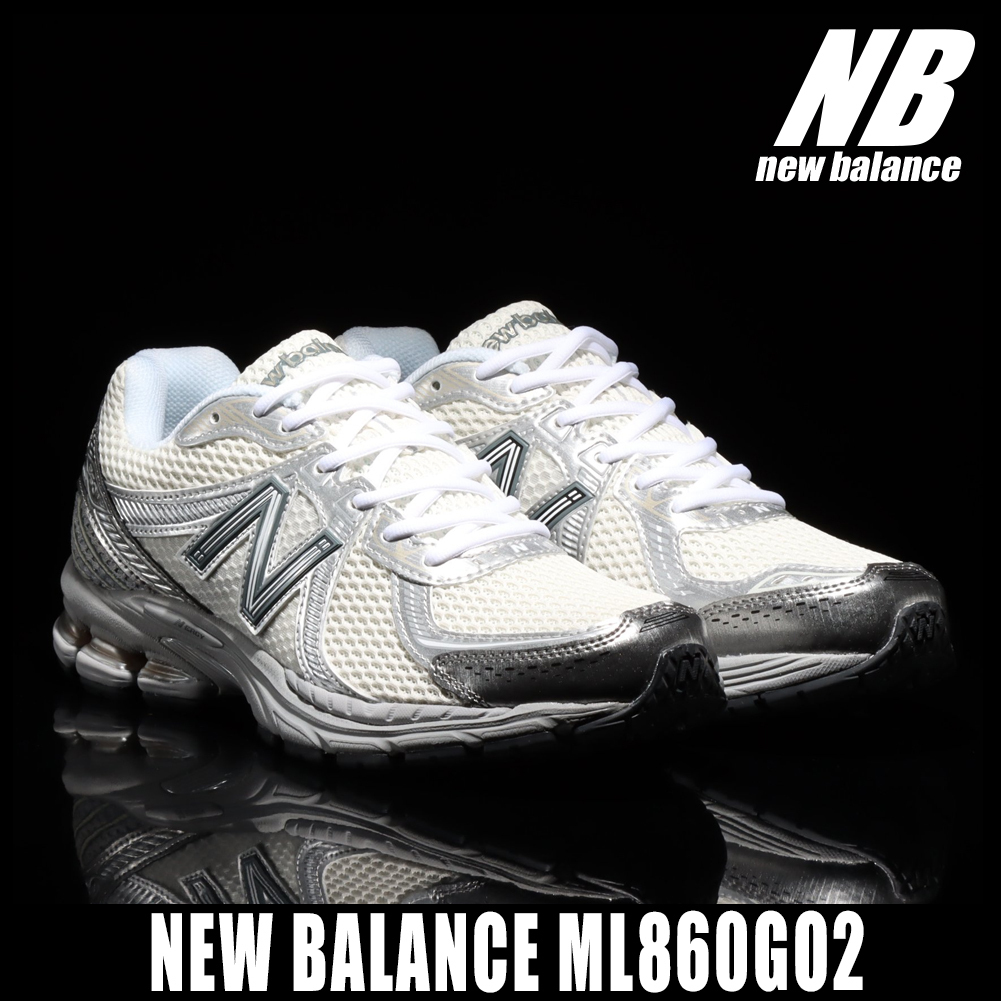 ◆正規品◆NEW BALANCE ML860GO2 SILVER◆関税/送料込◆男女共用