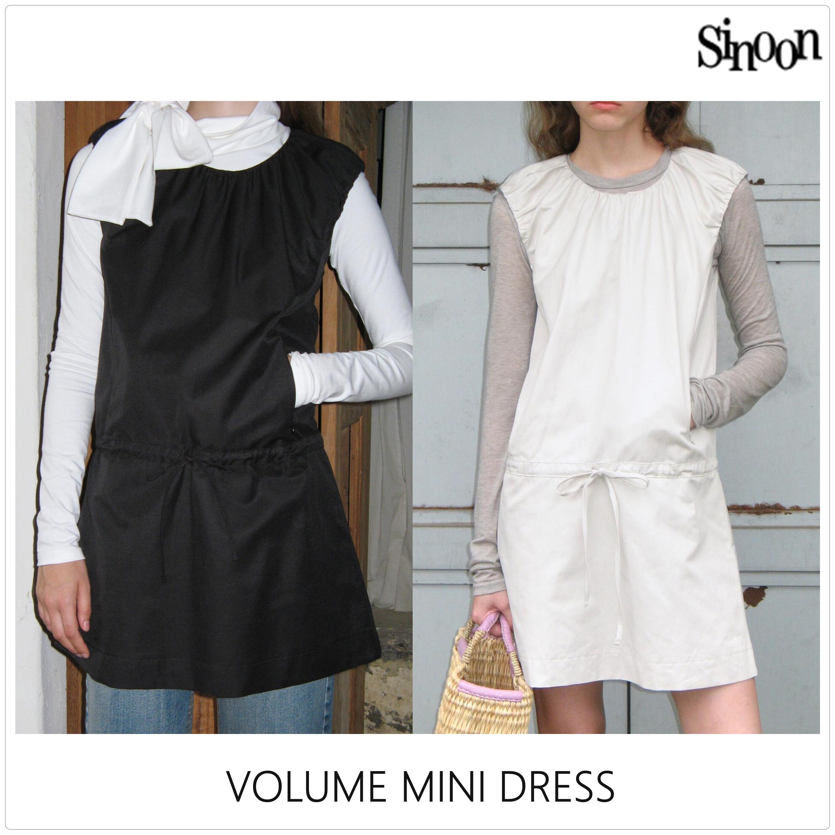 [Sinoon] VOLUME MINI ドレス★新作・24SS★韓国ファッション★