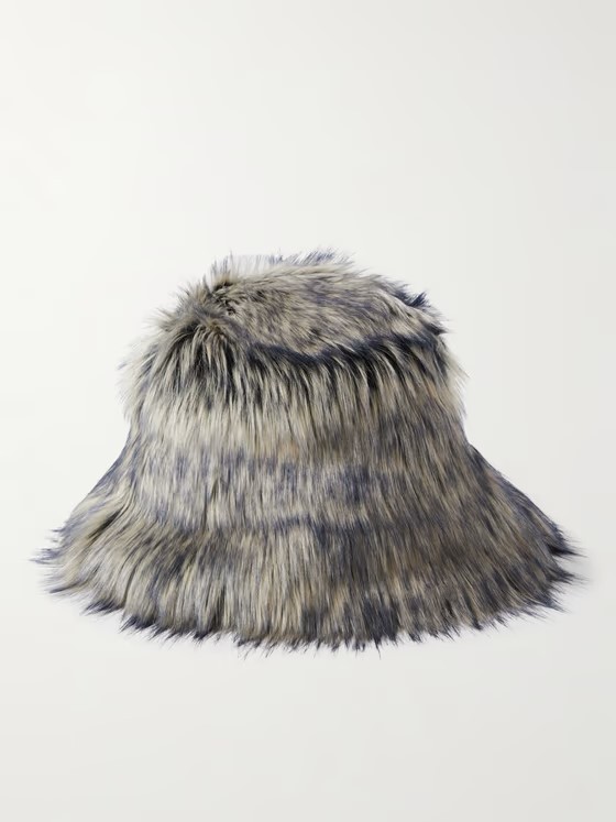 DRIES VAN NOTEN GILLY 9112 M.W.HAT Faux Fur バケットハット