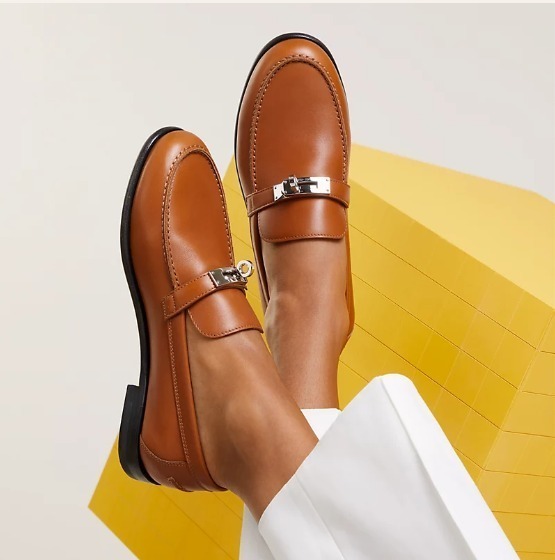 国内発送【エレガントなケリーバックル】HERMES モカシン Destin エレガント【HERMES】ケリーバックル☆モカシン 