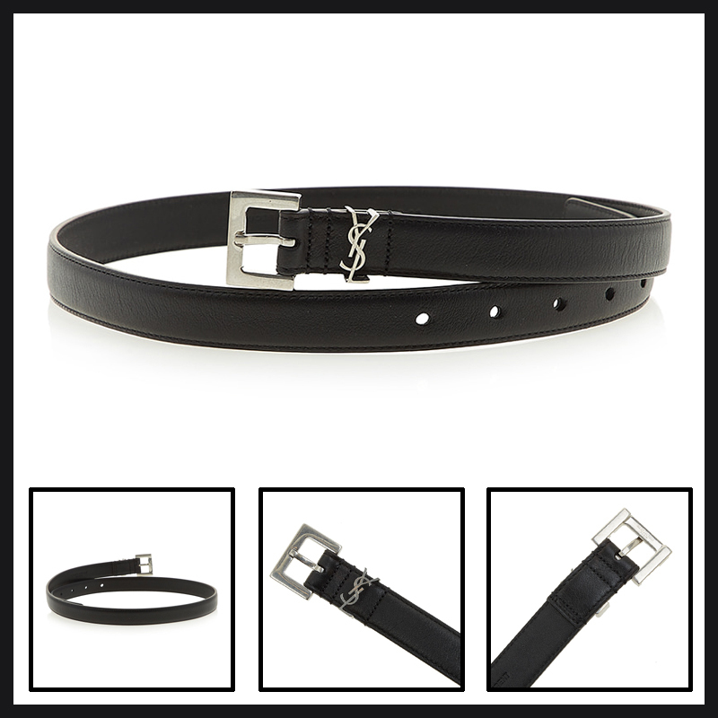 ★送料関税込★Saint Laurent YSLモノグラム カサンドラ ベルト