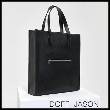 DOFFJASON] レザー ストラップ リング トートバッグ☆韓国人気