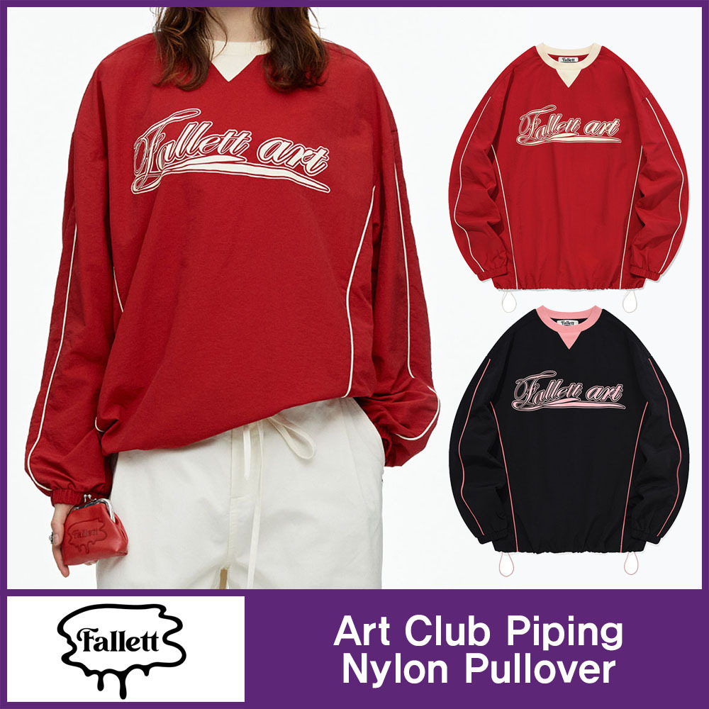 ★FALLETT★Art Club Piping Nylon Pullover★送料・関税込★