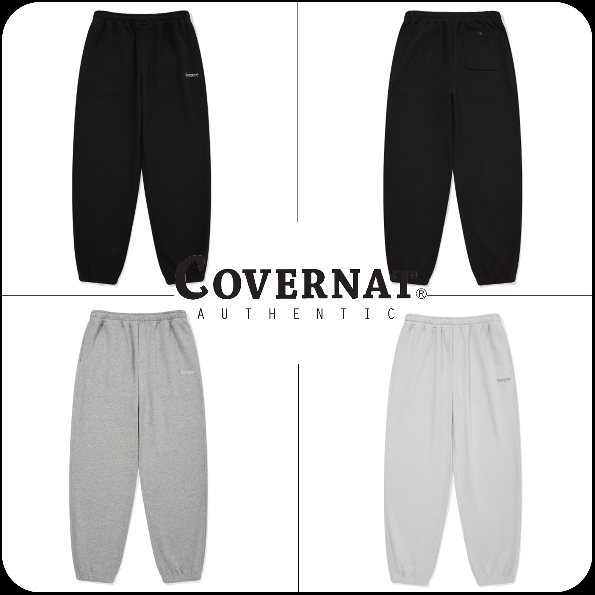 [COVERNAT]★24FW★ AUTHENTIC SWEAT REGULAR JOGGER PANTS