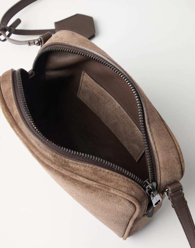 《送料無料》 BRUNELLO CUCINELLI Boston Suede Clutch