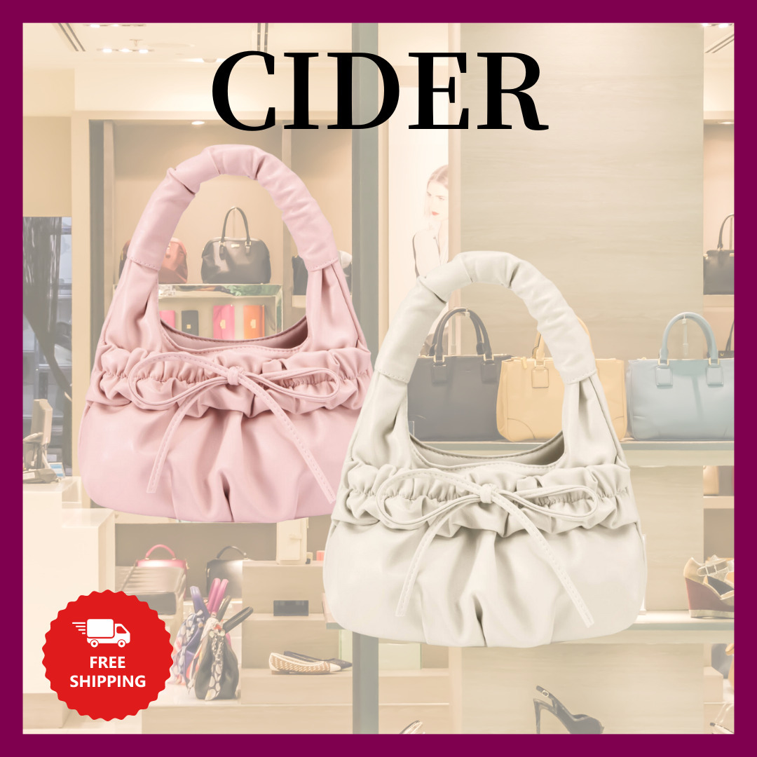 『Cider』リボンノット・プリーツ・クロスボディバッグ