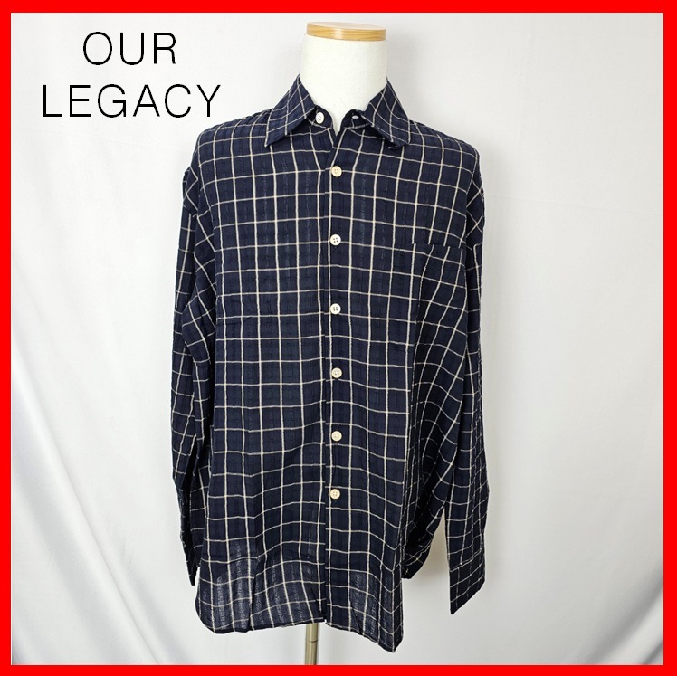 ★韓国の人気★【OUR LEGACY】★ABOVE SHIRT アボブシャツ★