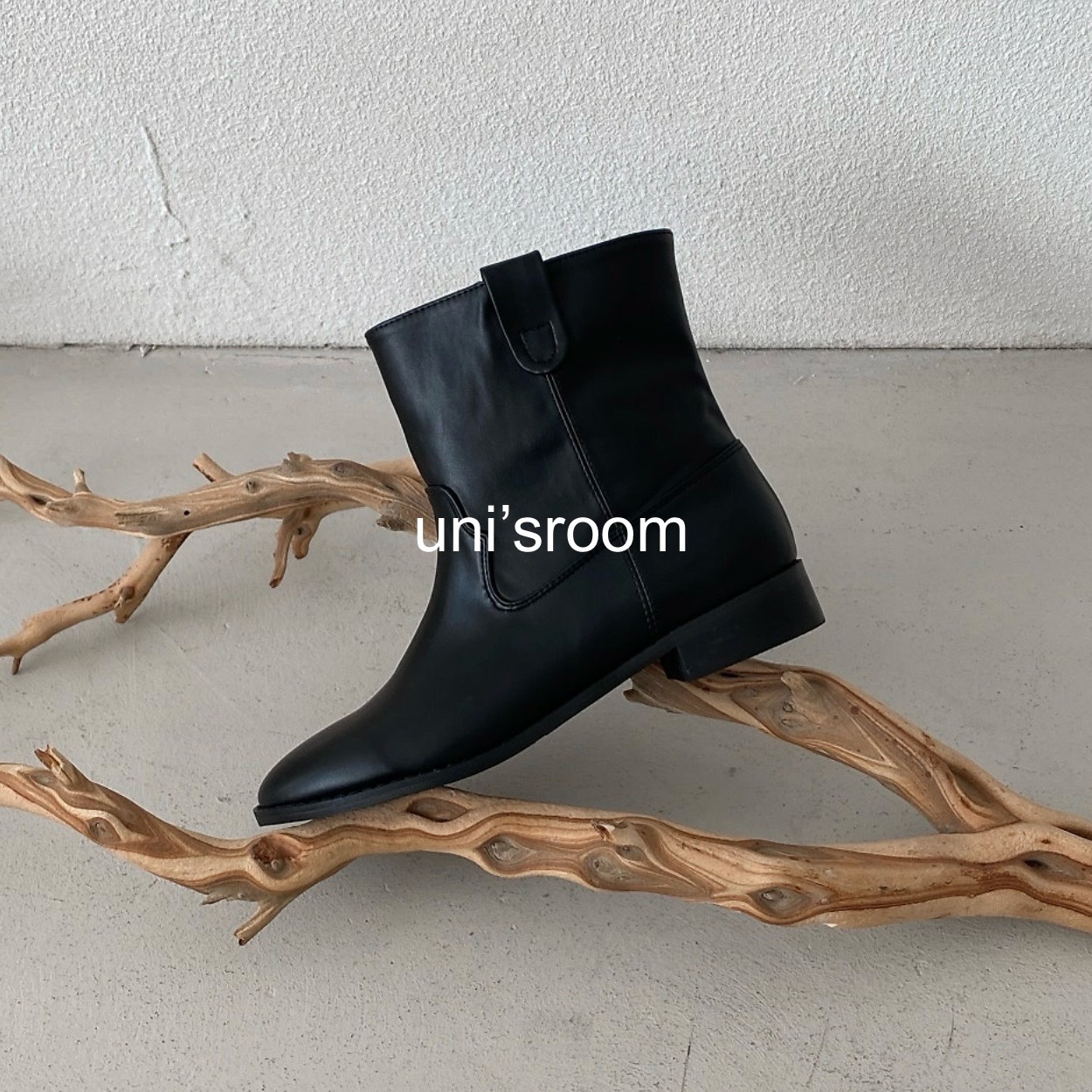 uni's room■4color ウェスタンショートブーツ SS-AW25-06