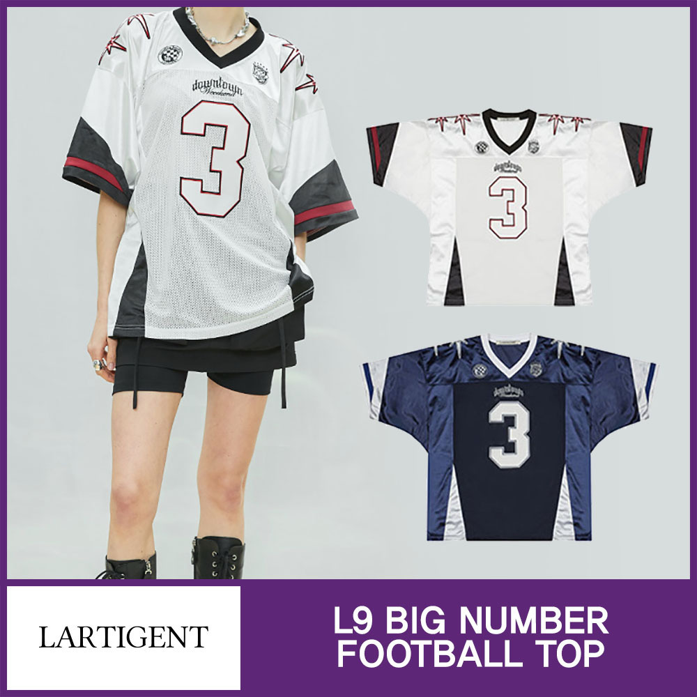 ★LARTIGENT★L9 BIG NUMBER FOOTBALL TOP★送料・関税込★