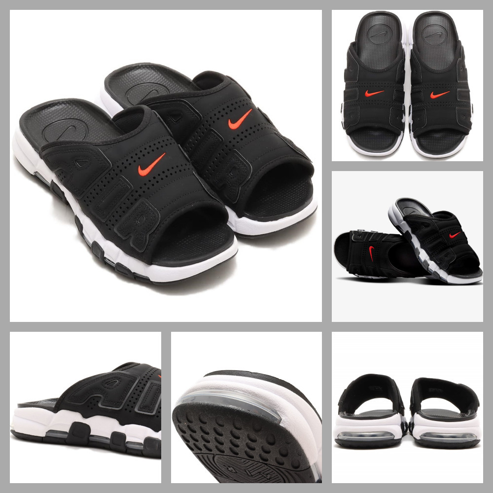【Nike】◆エアーモアアップテンポスライド◆ブラック◆大人気◆