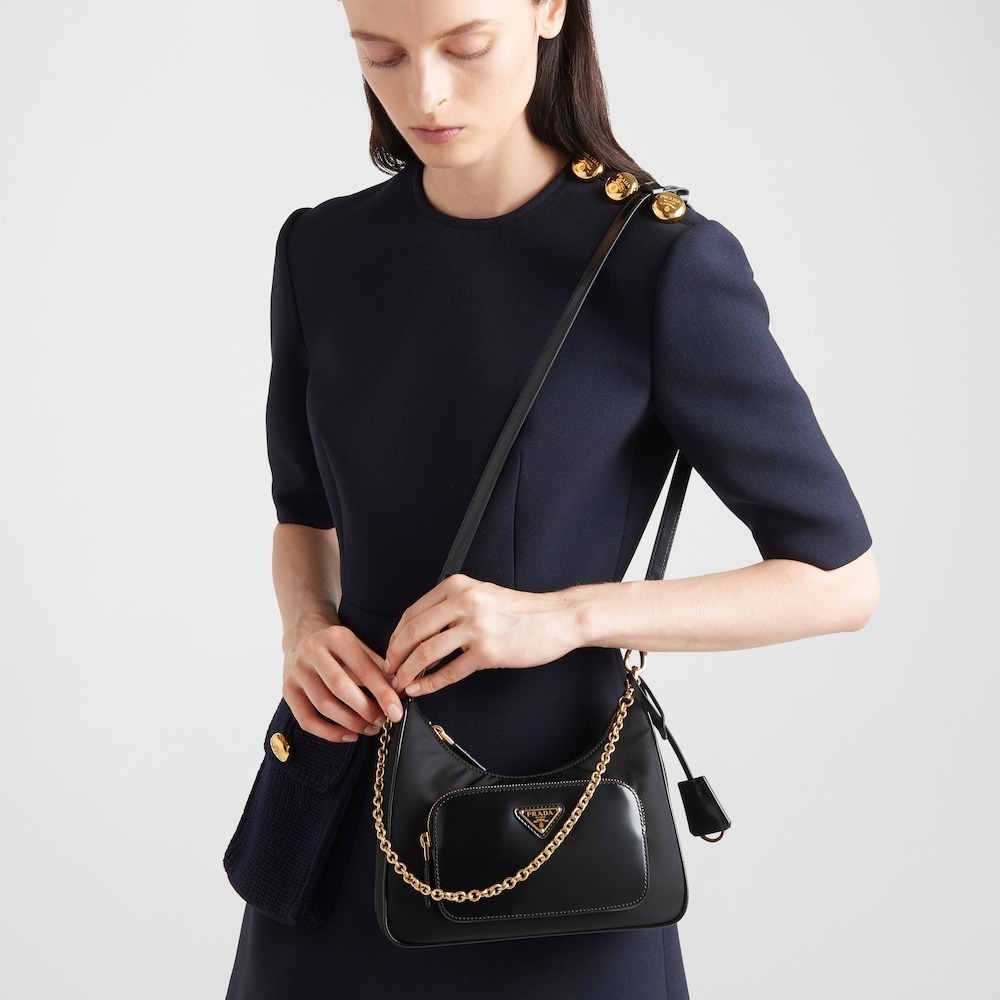ショルダーバッグ・ポシェット PRADA | Re-Nylon brushed leather