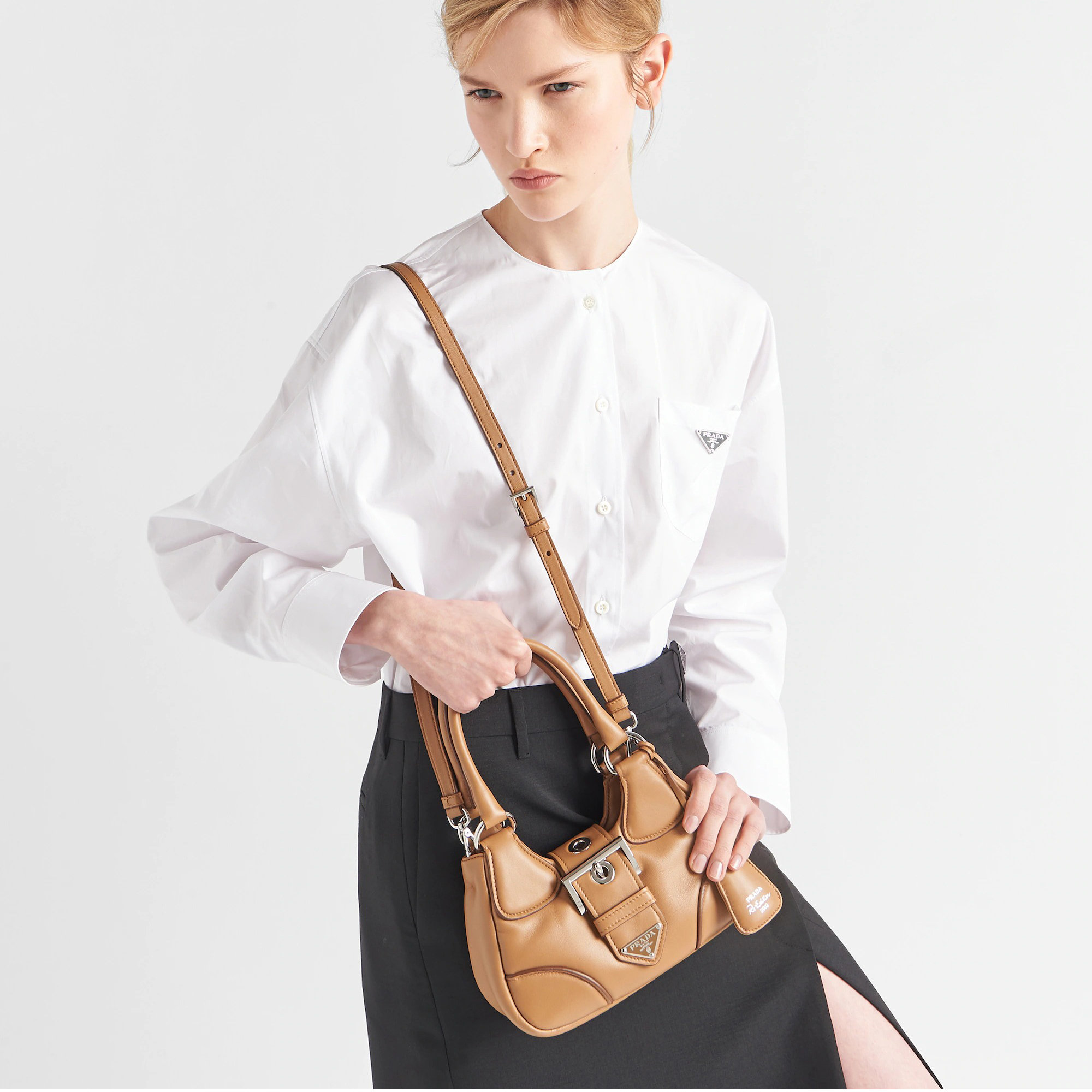ハンドバッグ PRADA | Prada Moon padded nappa-leather bag