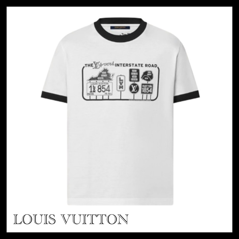 Louis Vuitton 国内買付 エンベリッシュド コットン Tシャツ