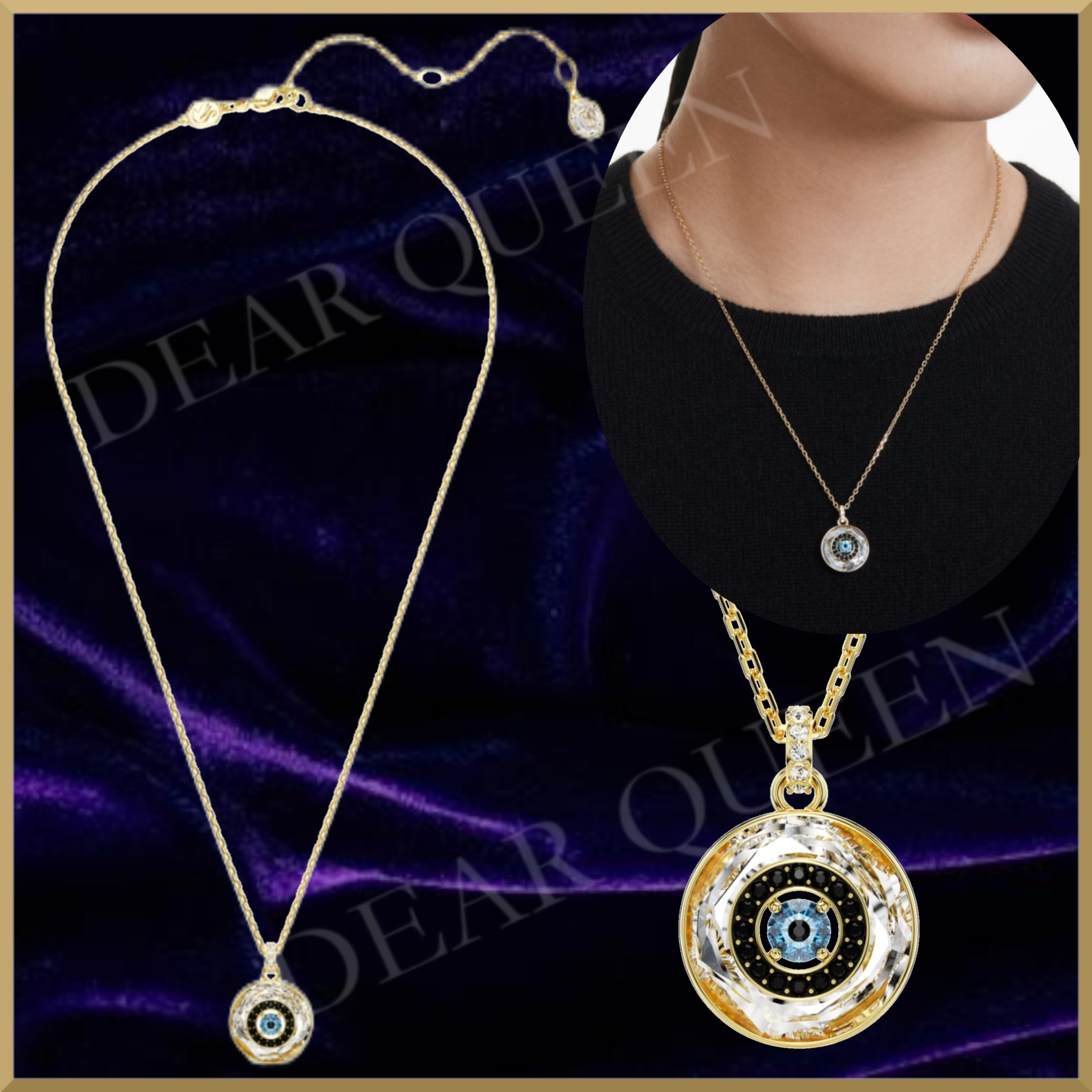 ★ピュアな煌めき【SWAROVSKI】Symbolica ペンダント Evil Eye