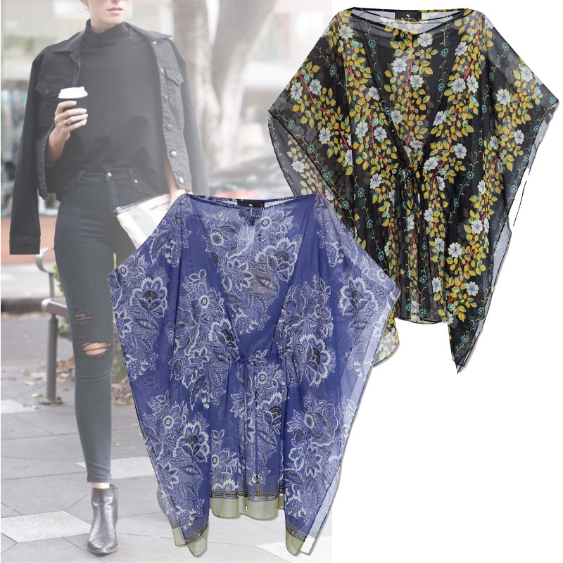 【時を超えた優雅さ】ETRO フローラル 半袖 ミニワンピース