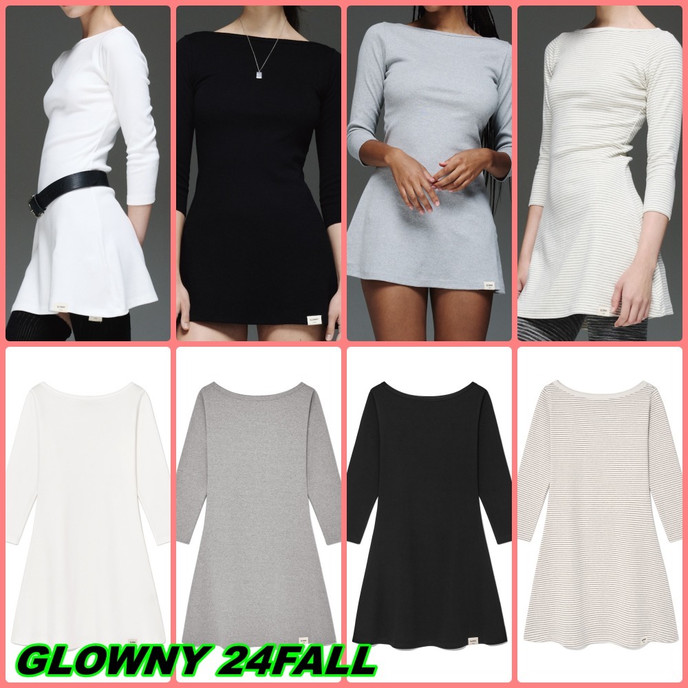 【GLOWNY】24FALL 3/4 G COMFORT DRESS