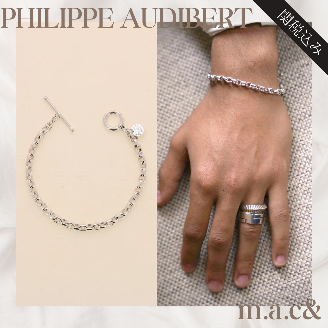 関税込み【Philippe Audibert】MEN  BRACELET ANGELA