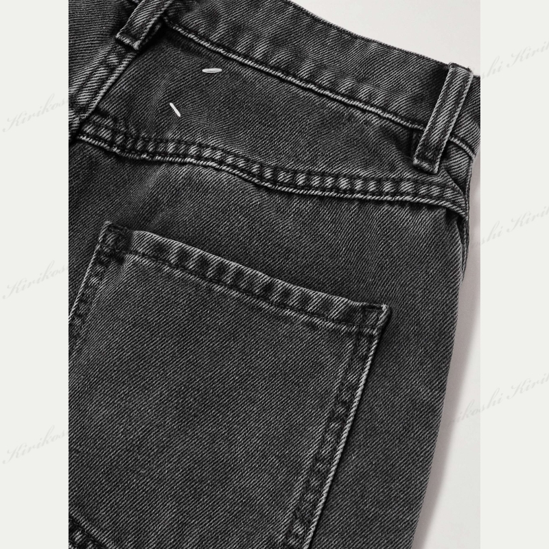◆Maison Margiela◆カットアウト ワイドレッグジーンズ/2色◆ ◇Maison Margiela◇カットアウト ワイドレッグジーンズ/2色