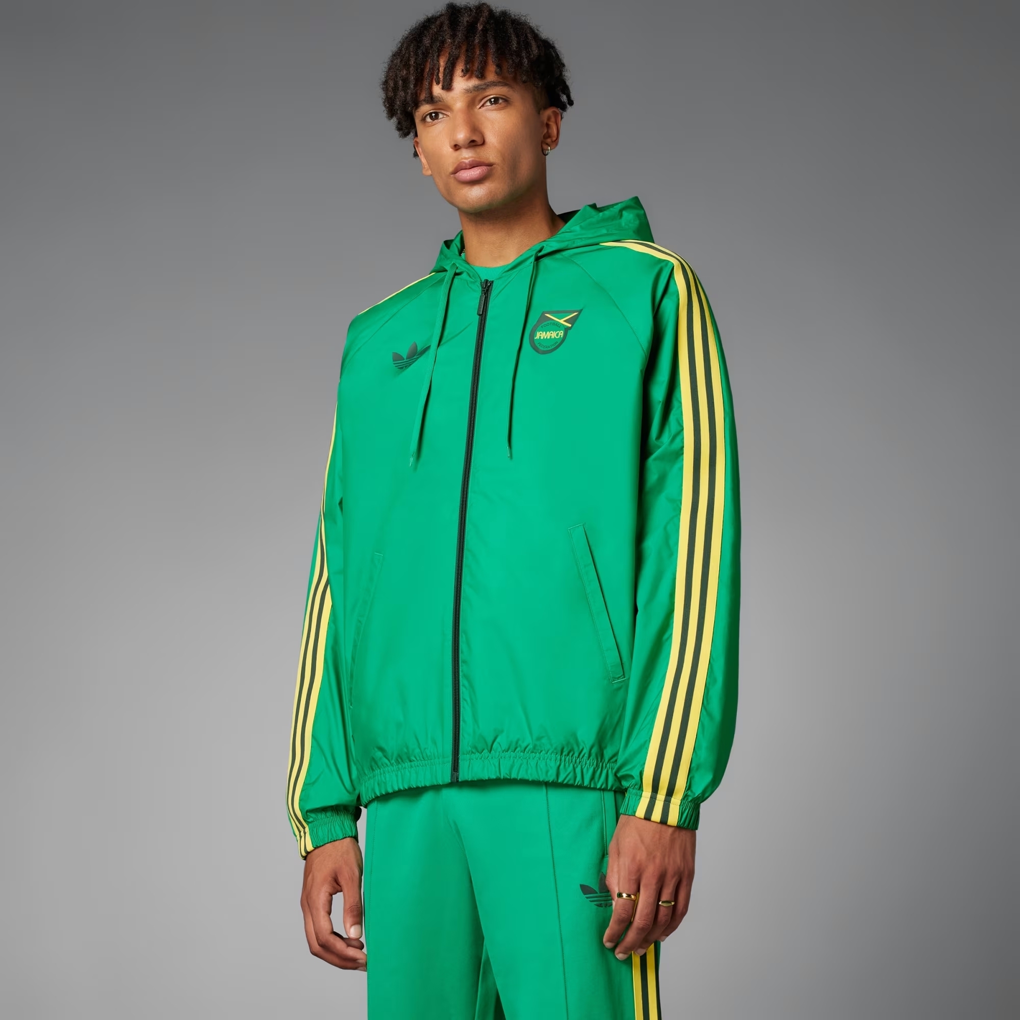 ★adidas OG★ジャマイカカラーウィンドブレーカー★グリーン★