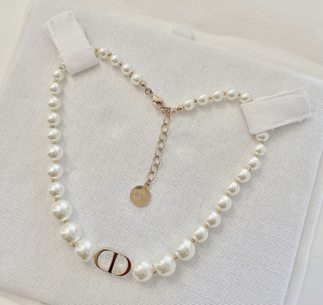 ネックレス・ペンダント Dior | Essentials White Pearls 30 MONTAIGNE CHOKER