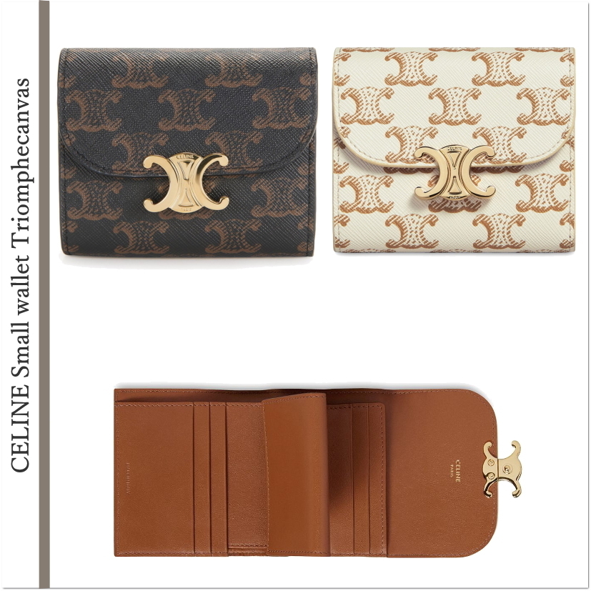 人気♪■CELINE■スモールウォレット Triomphe canvas【関税込】