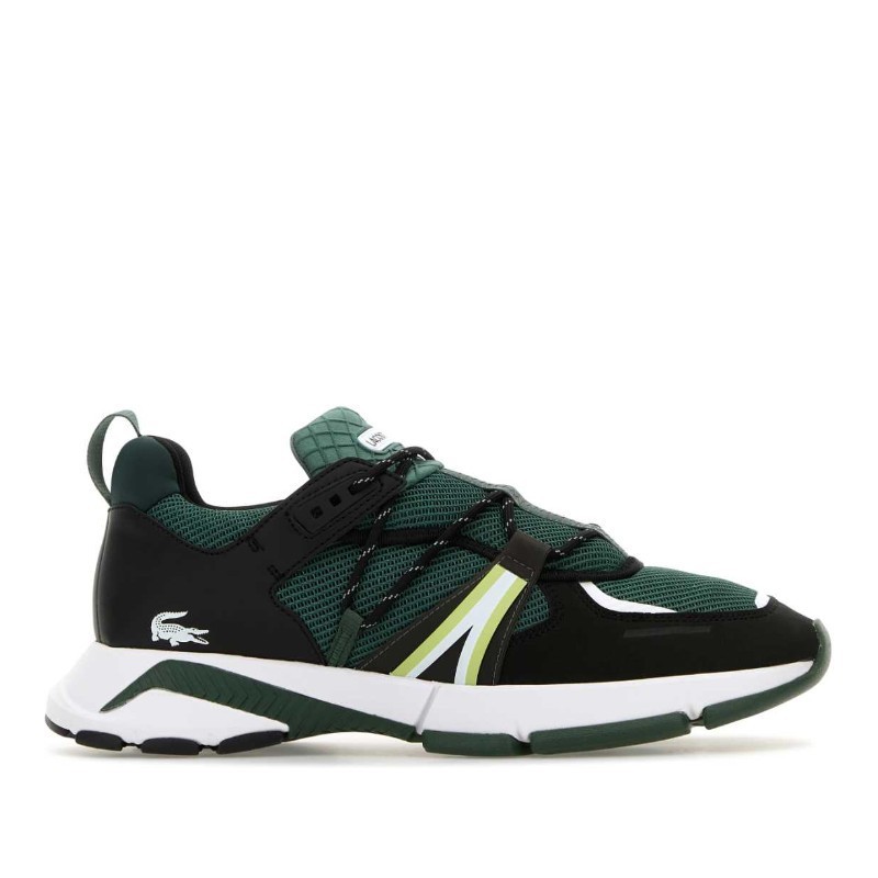 スニーカー LACOSTE Bottle green fabric L003 sneakers (I02370 GB1)