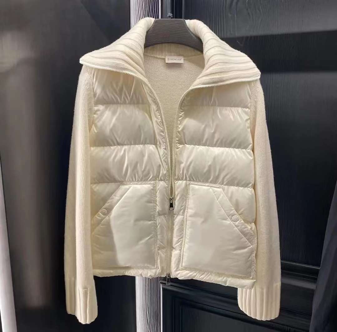 ダウンジャケット・コート MONCLER | Pure wool padded Cardigan 00013