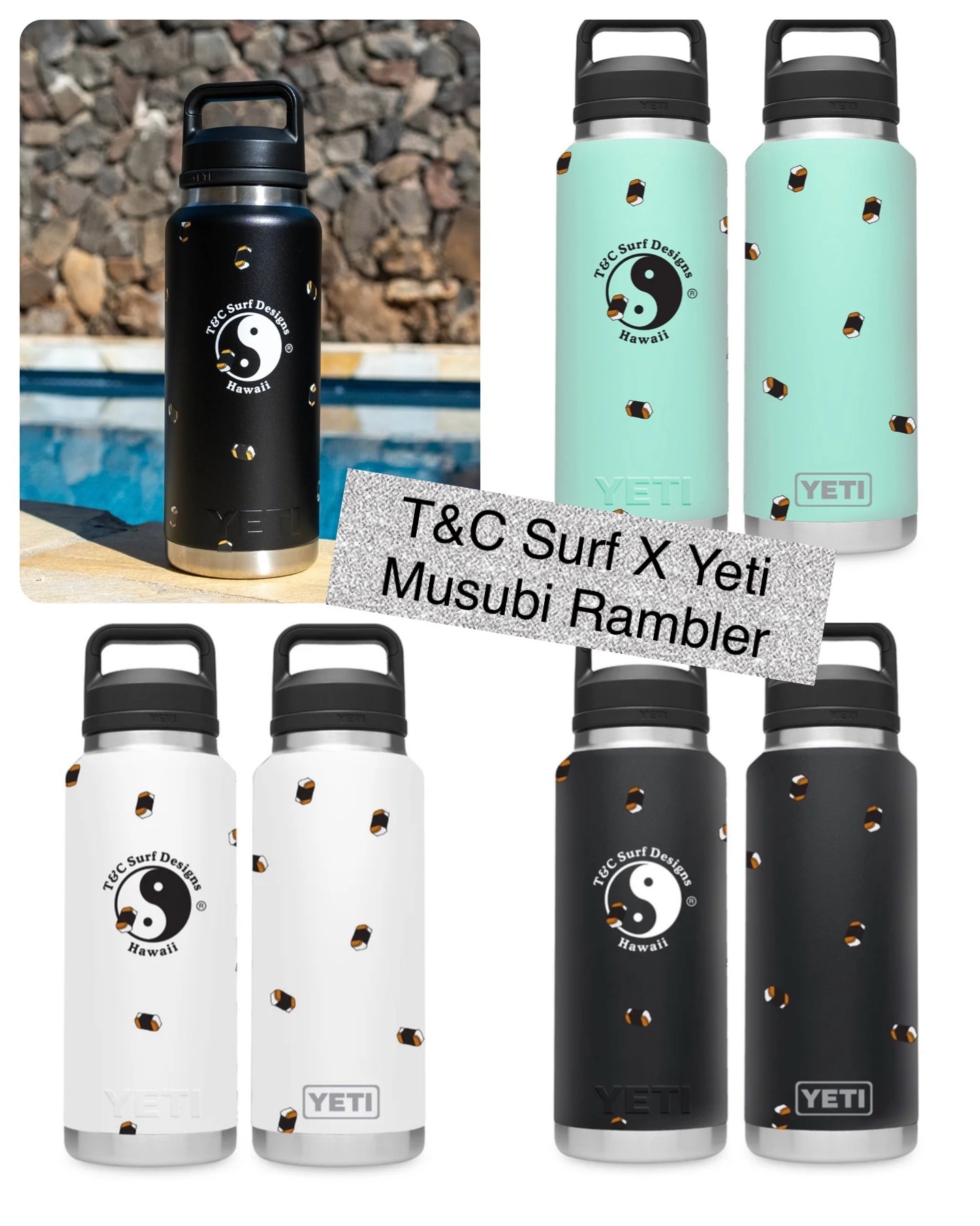 ハワイ限定 ☆T&C Surf X Yeti☆ 36oz Musubi Rambler