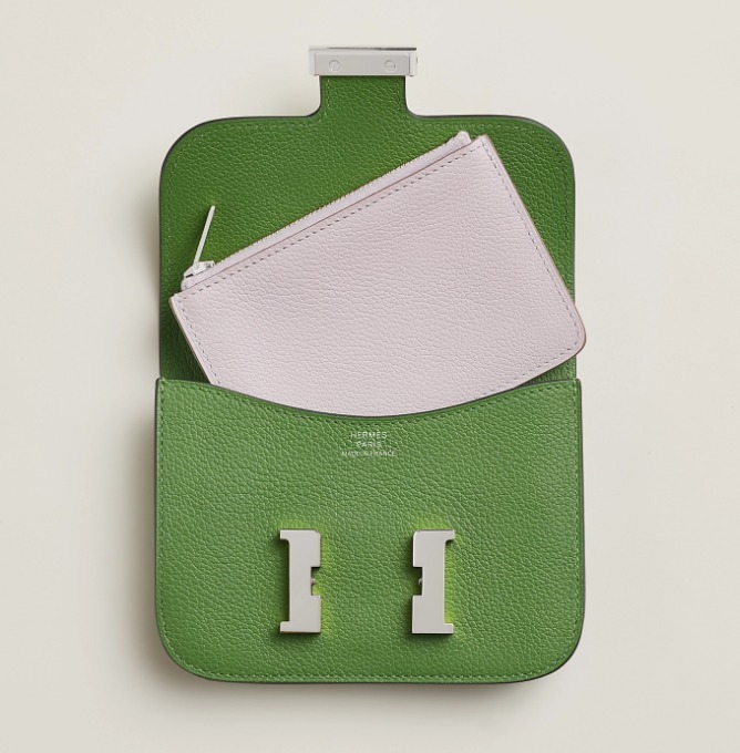 《希少》HERMES コンスタンス スリム バイカラー ウォレット