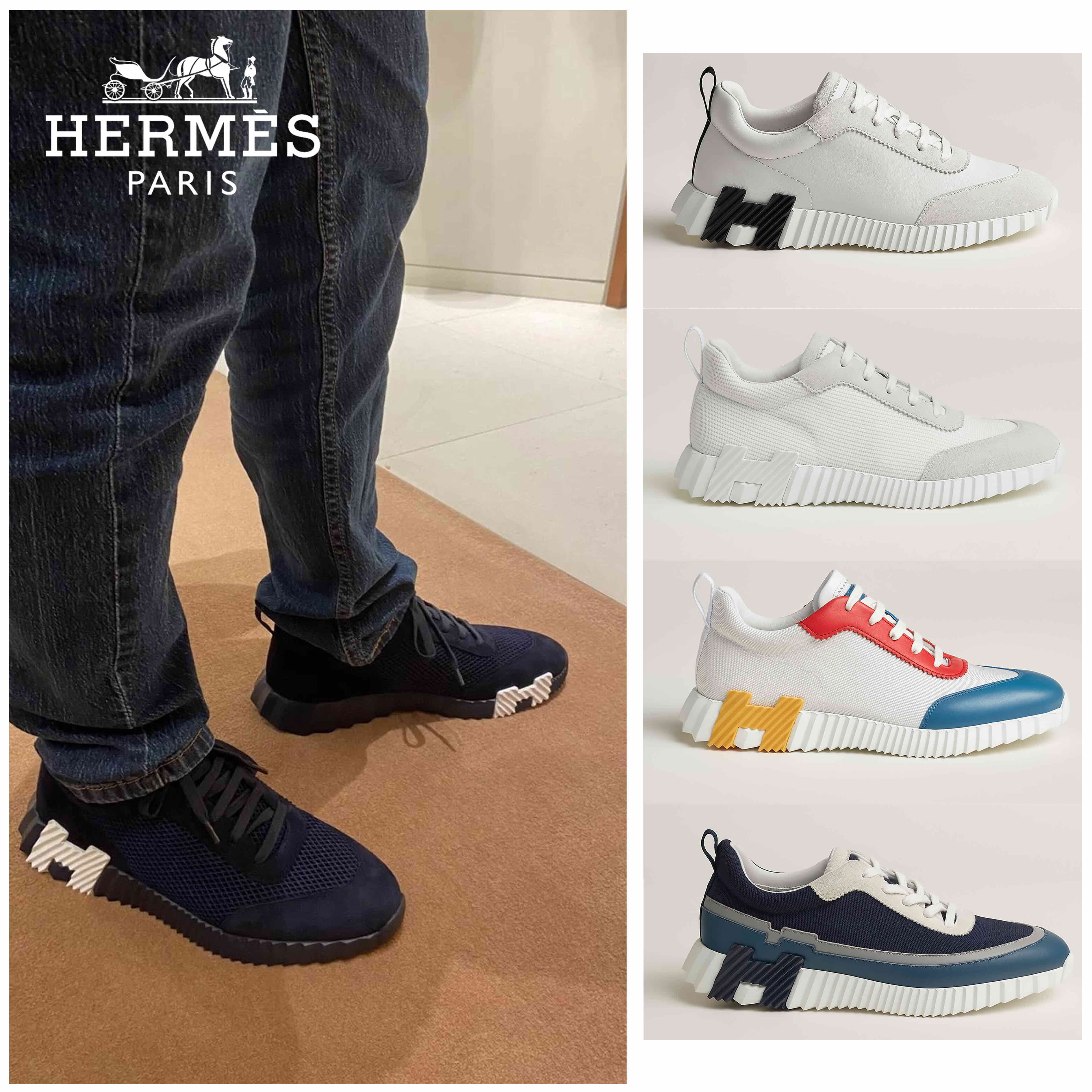 《毎日履きたい♪》HERMES バウンシング スニーカー