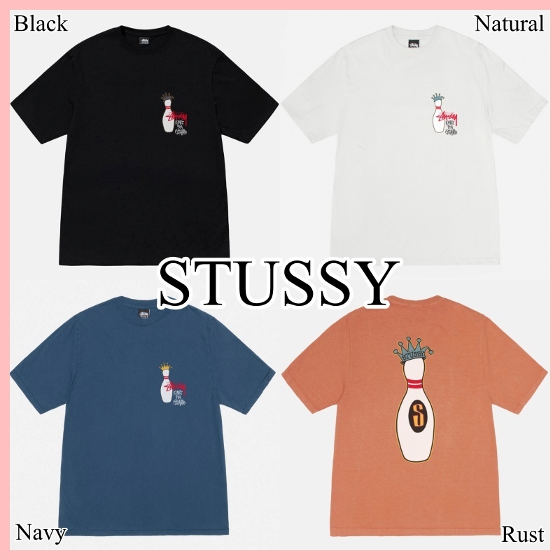 STUSSY KINGPIN Tシャツ PIGMENT DYED 半袖 4色 送料込み