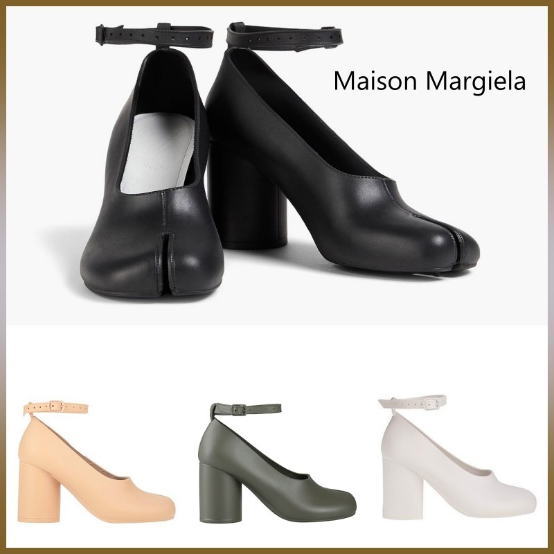 【Maison Margiela】TABI アンクルストラップ ラバー パンプス