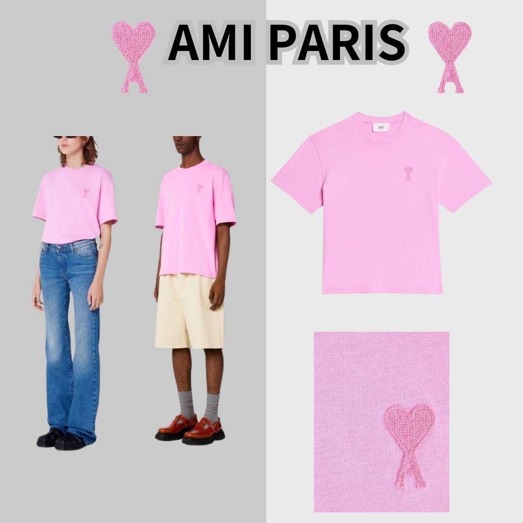 【国内発送関税込】【AMI PARIS】Ami de Coeur Tシャツ