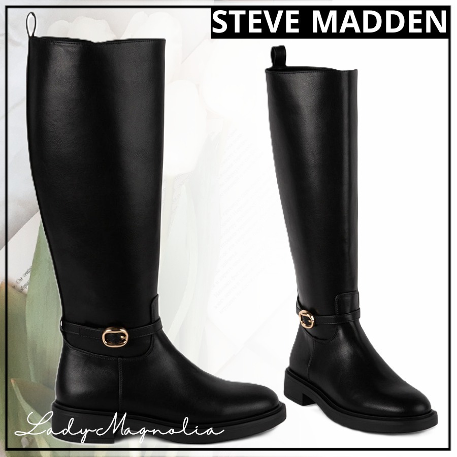 【追跡あり!】Steve Madden BELOVED バックル ロングブーツ