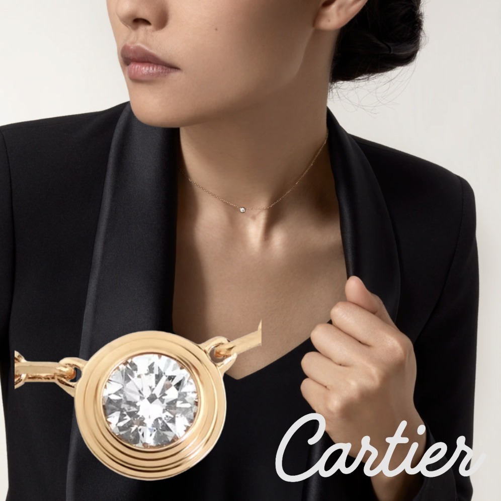 CARTIER】カルティエ ダムール ネックレス、スモールモデル