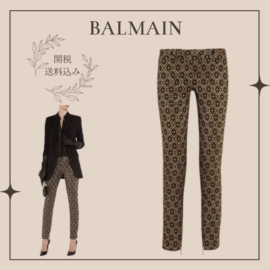 送料関税込【BALMAIN】スキニーパンツ
