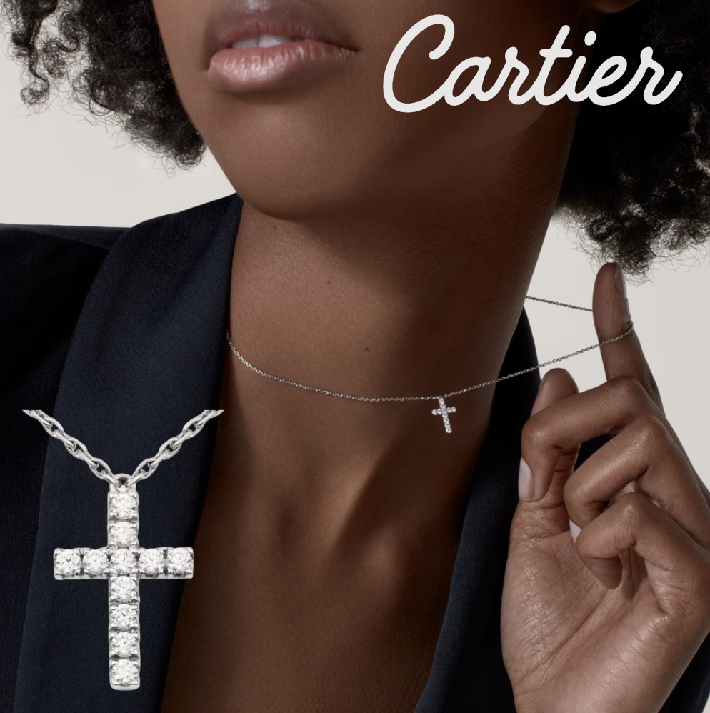 【CARTIER】Symbols necklace クロス ネックレス