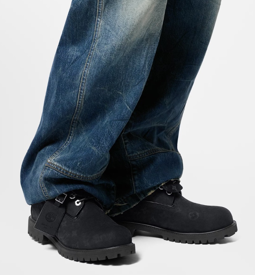 Louis Vuitton《LV× Timberland 6インチブーツ》黒 カーフ 直営