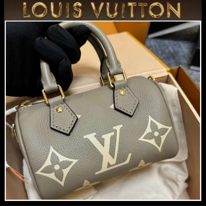 【大人気】LV モノグラム アンプラント ナノ スピーディ