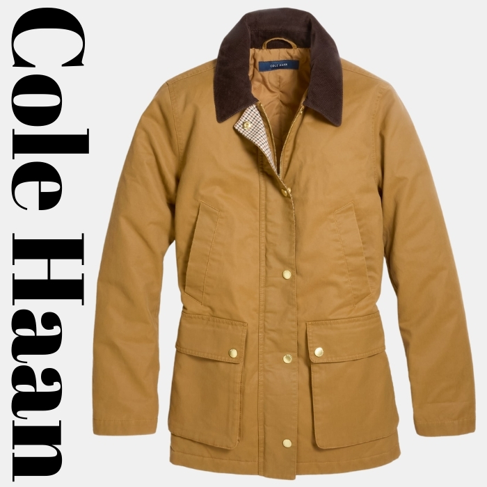 【Cole Haan】★ジャケット★Women's Waxed Cotton HunterJacket